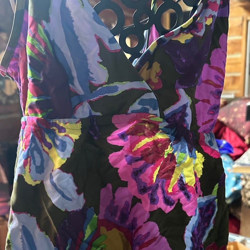 Lucky Brand stretch sun dress .